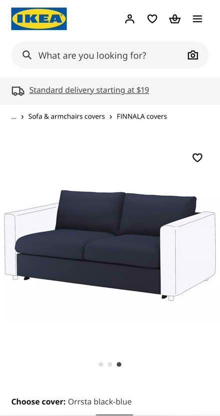 Photo of free Ikea dark blue covers (Brookeville -Georgia/Gold Mine) #1