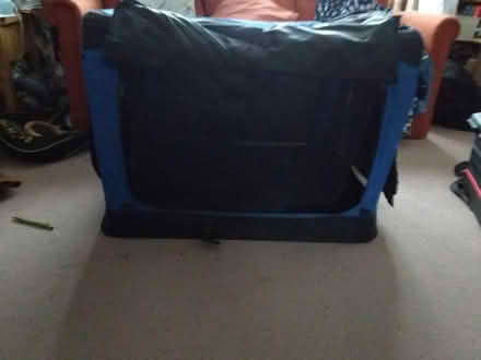 Photo of free Soft dog crate, extra large , blue (Fords Farm RG31) #1