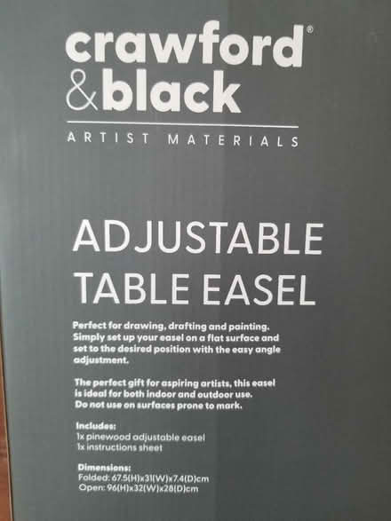 Photo of free Adjustable table easel (HP2) #2