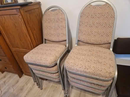 Photo of free 8 stackable chairs (Gillingham ME8) #1