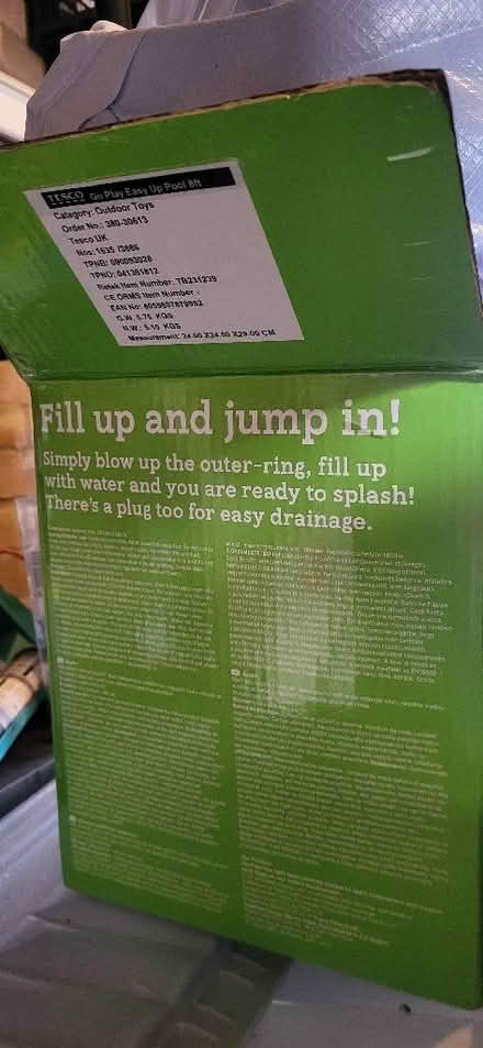 Photo of free Unused paddling pool (Fairfield Park SG5) #2