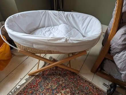 Photo of free Moses basket with stand (Melksham SN12) #1