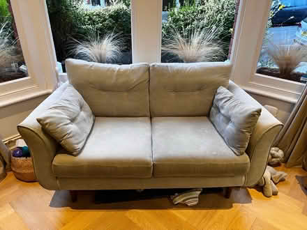 Photo of free Grey two seater sofa (North Dulwich SE24) #1