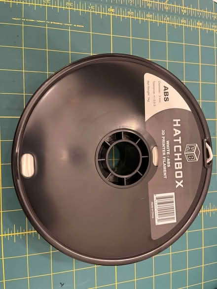 Photo of free 3d printer filament white ABS (63130) #1