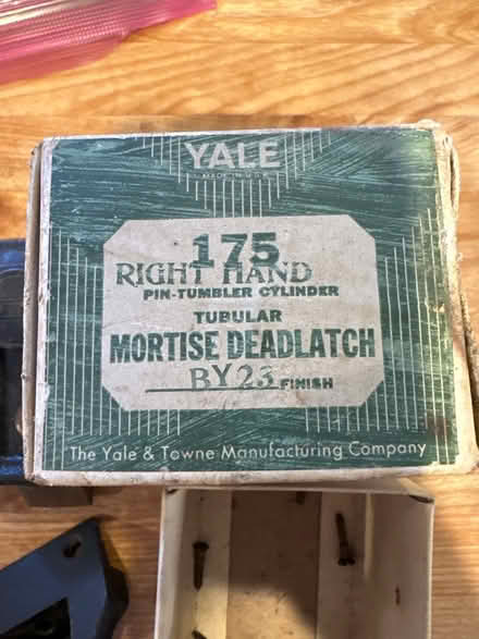 Photo of free Antique Yale deadlatch (North San Leandro) #2