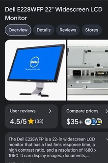 Photo of free Dell 22” monitors x2 #2