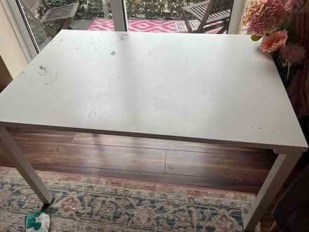 Photo of free Steel case white office desk (Tallaght. Kiltipper) #2