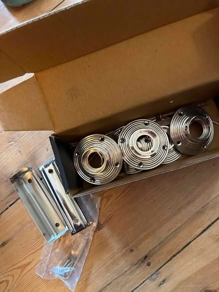 Photo of free Back plates for door handles x 6 (Shoreham-by-Sea BN43) #1