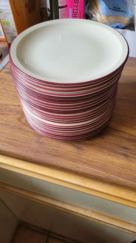 Photo of free 23 x plates 8in/20cm (Lilley, LU2) #1