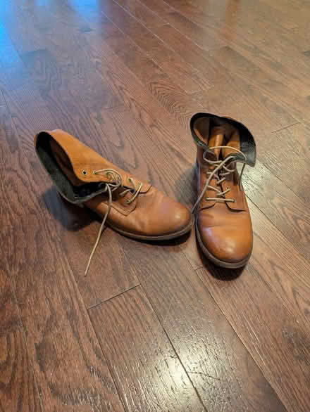 Photo of free Brown boots size 8 (Merivale and Baseline) #1