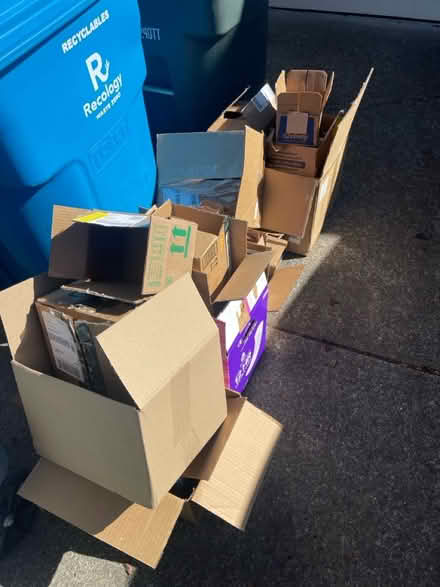 Photo of free Sturdy cardboard boxes (NW Santa Rosa nr. Finley Ctr.) #1