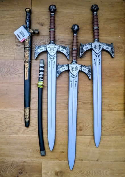 Photo of free Plastic swords (DA7 Bexleyheath) #1
