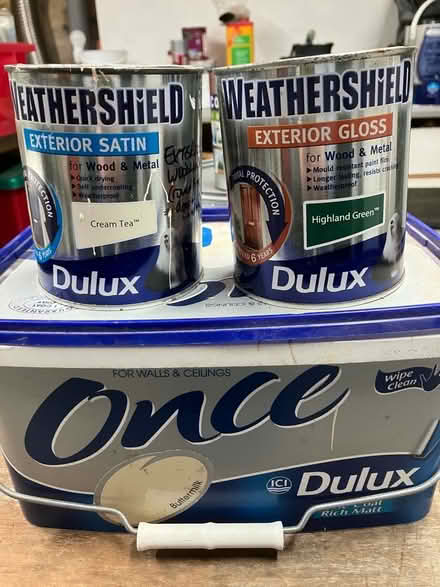 Photo of free Various paint, part pots (Almondbank PH1) #1