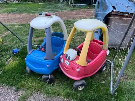 Photo of free Little tykes cars to a loving home (Faraday Avenue B32) #1