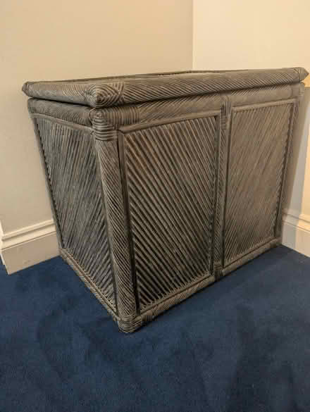 Photo of free Blue/Grey Wicker Chest (Orpington BR5) #1