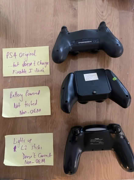 Photo of free PS4 controllers not working / parts (Oxford OX3) #3