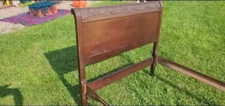Photo of free single wooden bedframe (Morrisville, PA) #2