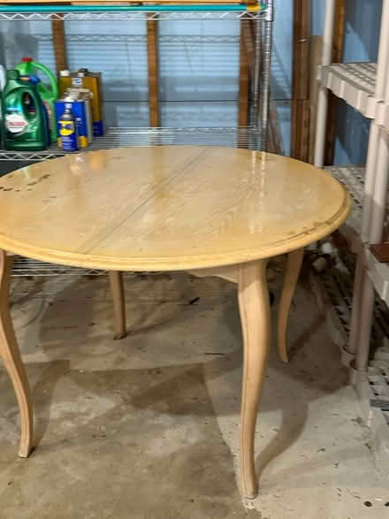 Photo of free Dining/Kitchen Table - Solid wood (North Bethesda off Montrose rd) #3
