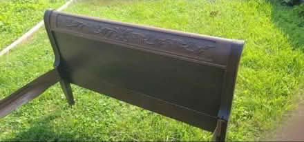 Photo of free single wooden bedframe (Morrisville, PA) #4