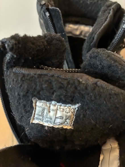 Photo of free Child’s winter boots size uk 12 (Barnard's Green WR14) #2