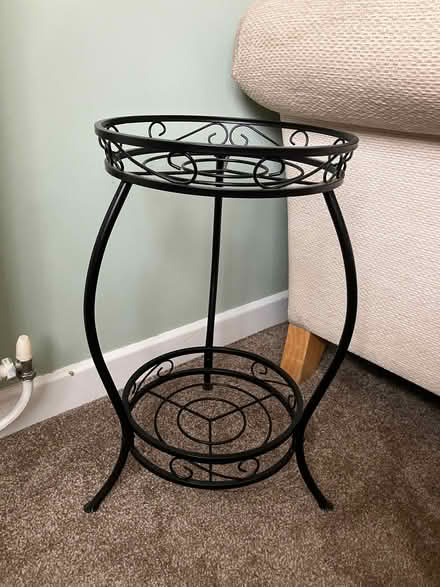 Photo of free Black indoor plant stand (Chessington KT19) #1