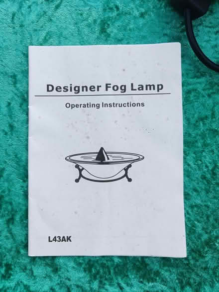 Photo of free Table Top Blue 'fog' Lamp (Tilehurst (RG31)) #2