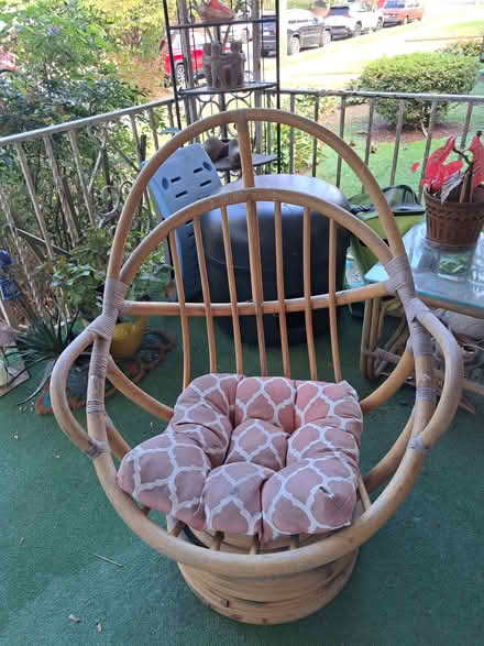 Photo of free Vintage Rattan/Bamboo Swivel Chairs (Brightwood-Takoma) #2