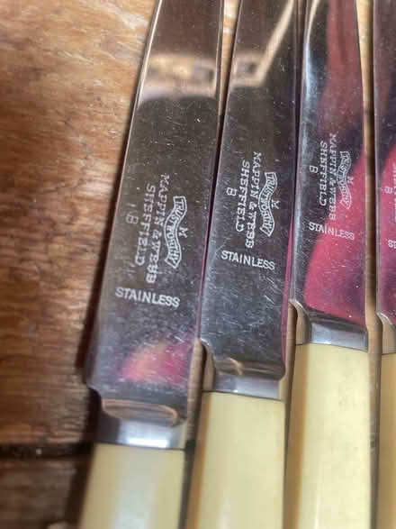 Photo of free Vintage side plate knives (Fairfield LA1) #2