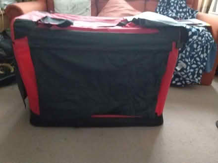 Photo of free Soft dog crate , extra large, red (Fords Farm RG31) #1