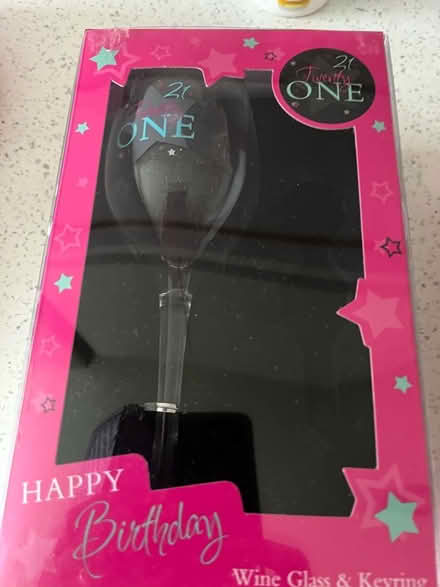 Photo of free 21st wine glass (Woodchurch CH49) #1