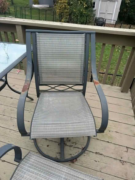 Photo of free Outdoor metal table and chairs (Liverpool) #3