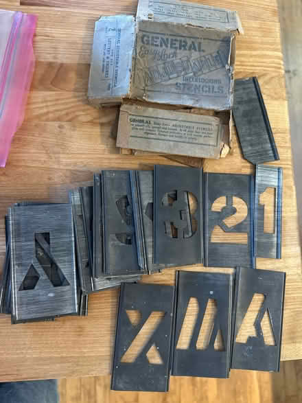 Photo of free Antique interlocking stencils (North San Leandro) #1