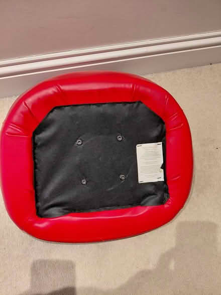Photo of free Red stool seat - no base (Farnham Common, SL2) #2