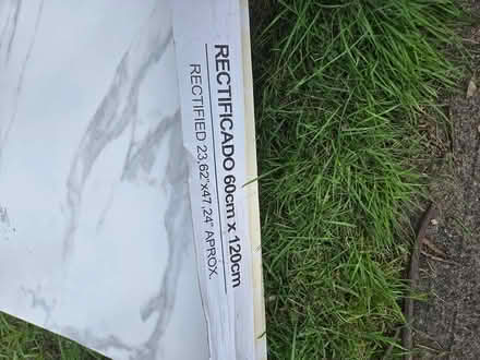 Photo of free 1 Large floor tile, marble look (Oakwood village) #2