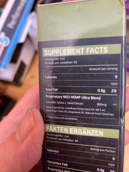 Photo of free Hemp oil drops (NW7 Bunns Lane) #2