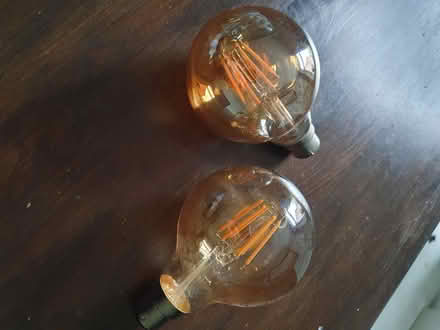 Photo of free 2 LED filament globe lightbulbs (Aldershot GU12) #1