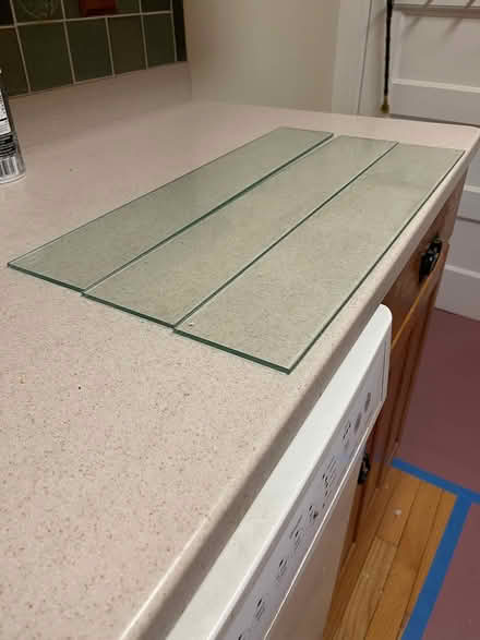 Photo of free 3 medicine cabinet shelves 23”x4” (D St. and 6th St. NE) #1