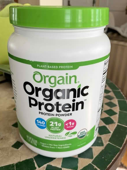 Photo of free Large jar organic protein powder (Porter Square) #1