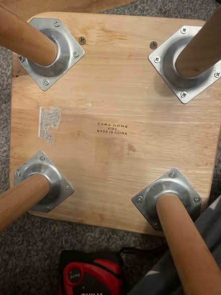 Photo of free 2 small wooden kids chairs (Hanger Lane) #3