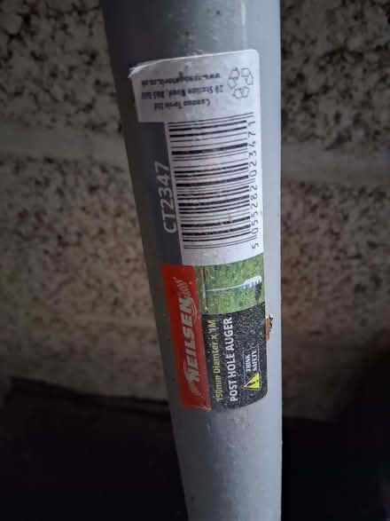 Photo of free Post hole auger (for building fences) (BT8) #2