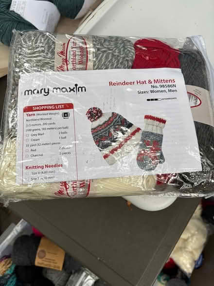 Photo of free Bag of yarn plus knitting kit (Georgetown) #2