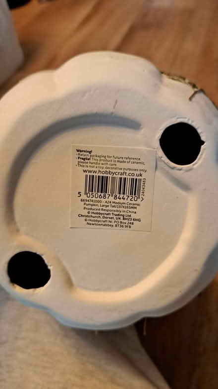 Photo of free Ceramic pumpkin & fake flowers (S41. Chesterfield) #2