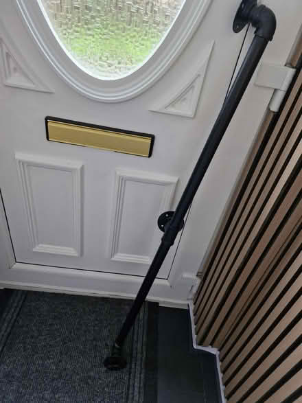 Photo of free Black metal handrail (Knowsley) #3