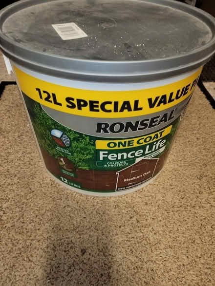 Photo of free Ronseal One Coat Fence Treatment (Goodrington TQ4) #1