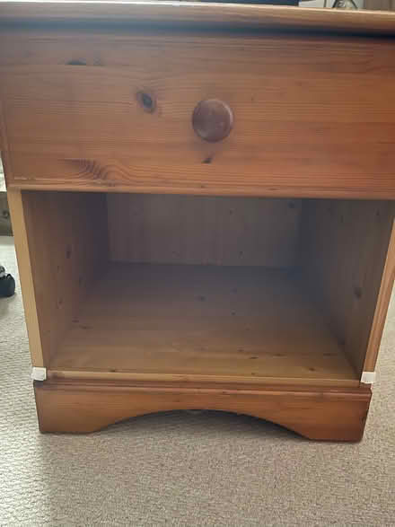 Photo of free Bedside cabinet, Bed, Mattress (Tonbridge) #1