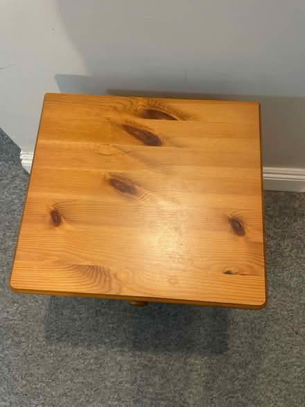 Photo of free Wooden bedside table (Brixton) #3
