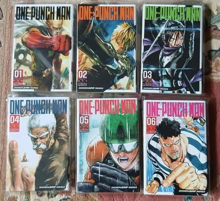 Photo of free Manga books x6. One punch man (Dogsthorpe) #1