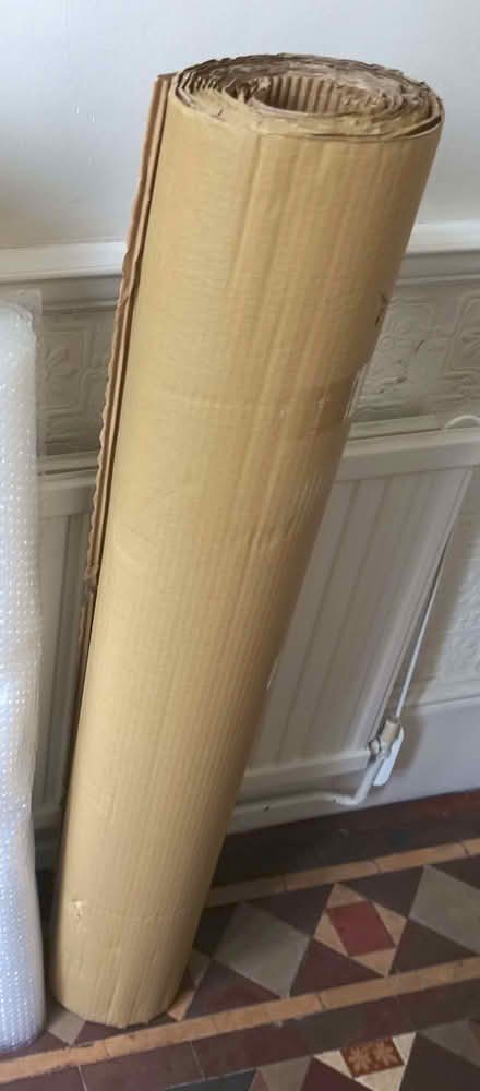 Photo of free Cardboard roll, corrugated 4.2x1.2m (Central Crouch End N8) #1