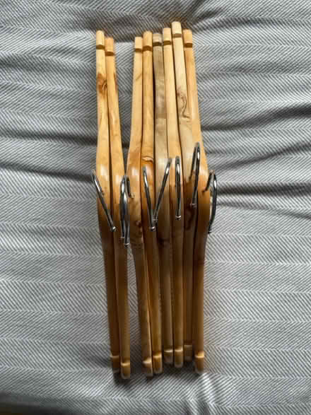 Photo of free Wooden Clothes Hangers (Rathcoole, Co. Dublin) #2