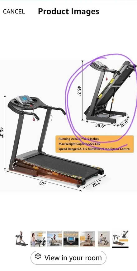 Photo of free Treadmill (Brockton) #1